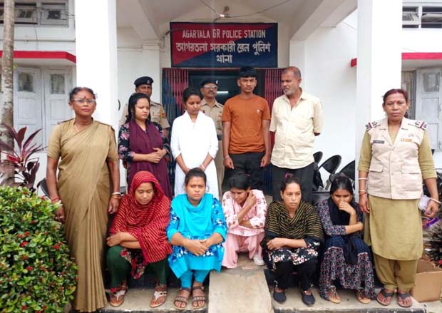 Railway police arrested 9 Rohingyas from Agartala railway station on May 11